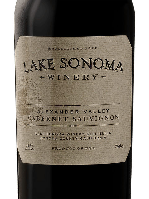 Lake Sonoma, Cabernet Sauvignon, Alexander Valley