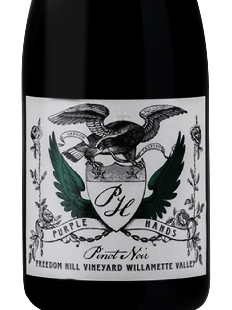 Purple Hands, Freedom Hill Vineyard Pinot Noir, Willamette Valley
