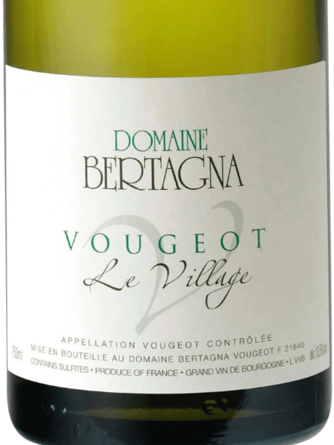 Domaine Bertagna, Vougeot, Le Village Blanc
