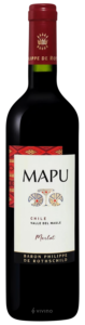 Baron Philippe de Rothschild, Mapu Merlot, Maipo Valley