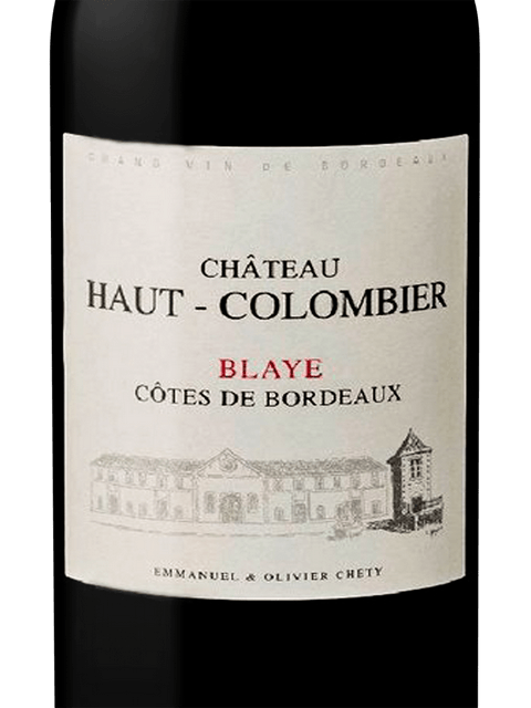 Chateau Haut-Colombier, Blaye-Cotes de Bordeaux