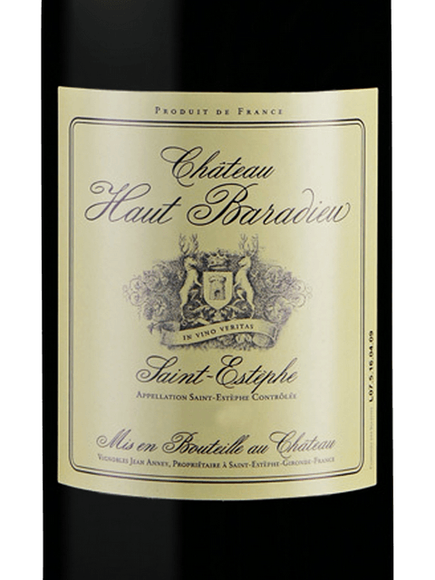 Chateau Haut Baradieu, Saint-Estephe