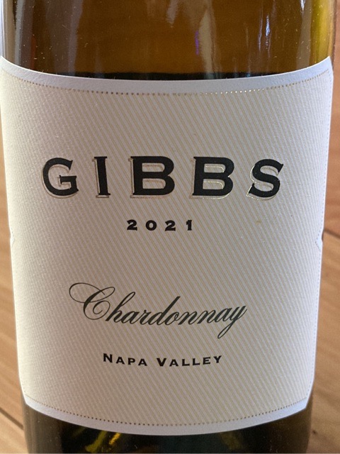 Gibbs, Chardonnay, Napa Valley