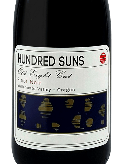 Hundred Suns, Old Eight Cut Pinot Noir, Willamette Valley