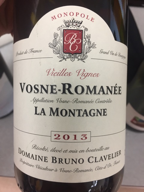 Domaine Bruno Clavelier, Vosne-Romanee, Vv