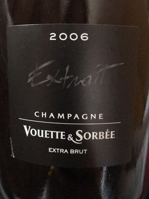 Vouette et Sorbee, Extrait Extra Brut