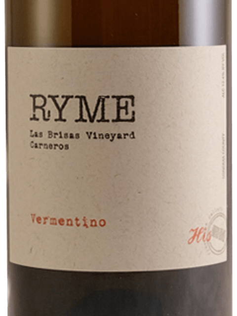Ryme, Las Brisas Vineyard His Vermentino, Los Carneros