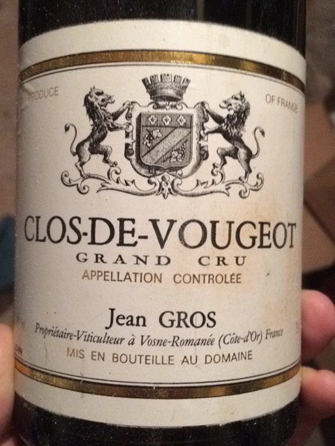 Jean Gros, Clos de Vougeot Grand Cru
