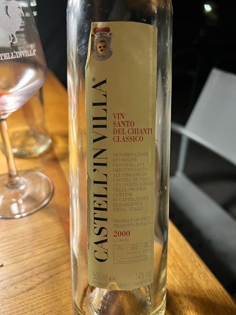 Villa Pillo, Vin Santo del Chianti