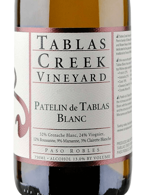 Tablas Creek, Esprit de Tablas Blanc, Paso Robles
