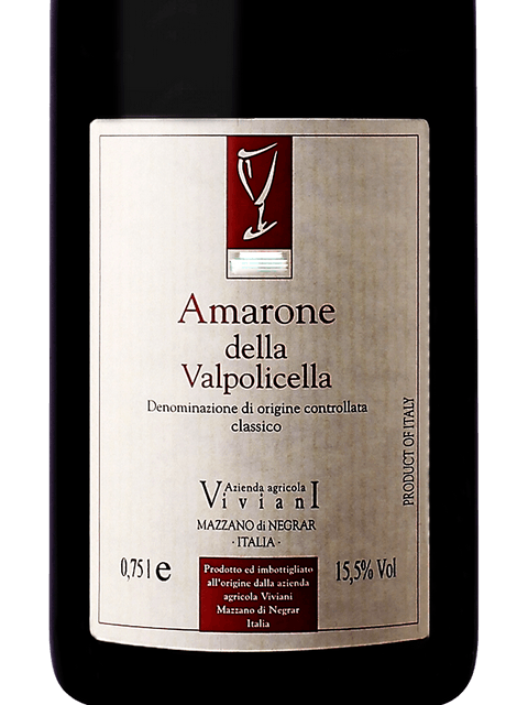 Viviani, Amarone della Valpolicella, Classico Tulipano Nero