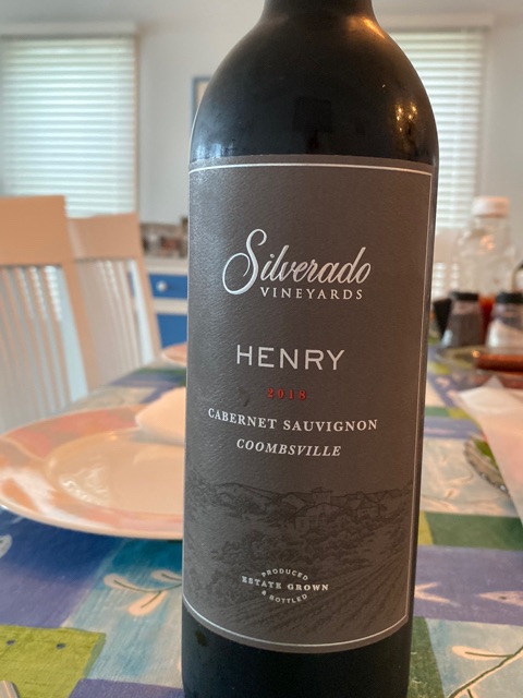 Silverado Vineyards, Henry Cabernet Sauvignon, Coombsville