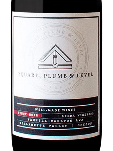 Square, Plumb & Level, Libra Vineyard Pinot Noir, Yamhill-Carlton