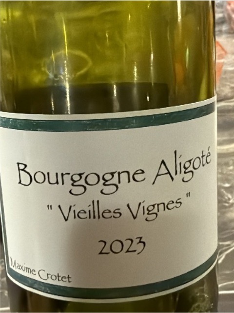 Maxime Crotet, Bourgogne Aligote, Les Basses Terres