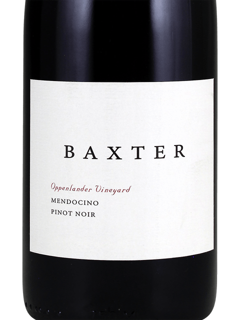 Baxter, Oppenlander Pinot Noir, Mendocino County