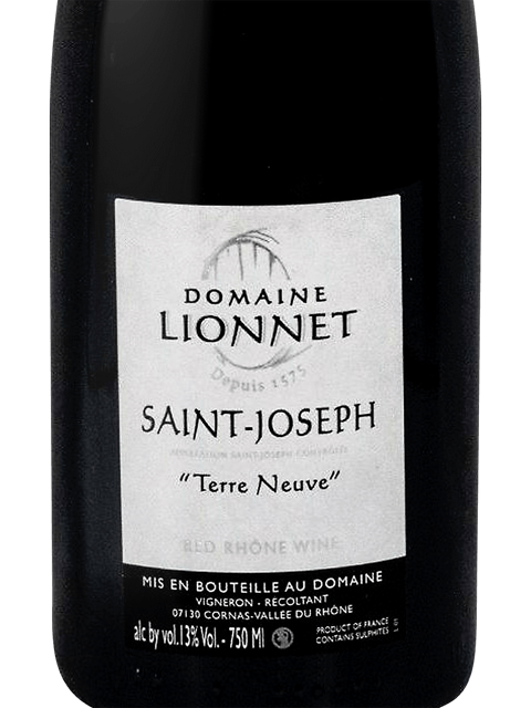 Domaine Lionnet, Saint-Joseph, Terre Neuve