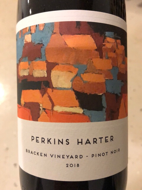 Perkins Harter, Bracken Vineyard Pinot Noir, Eola-Amity Hills