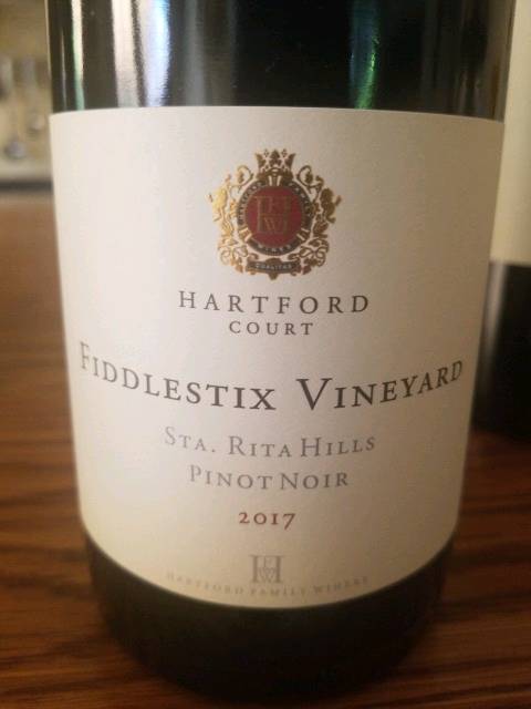 Hartford Court, Fiddlestix Vineyard Pinot Noir, Sta. Rita Hills