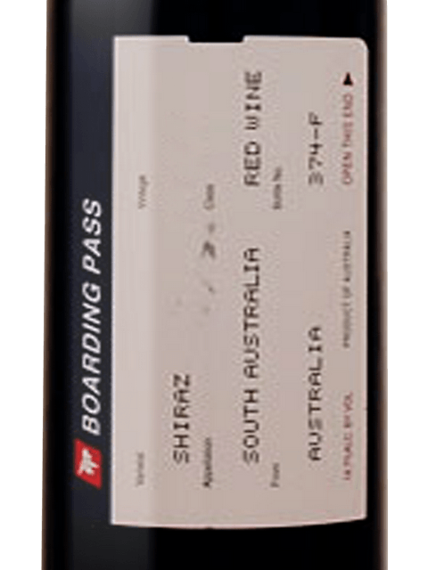 R Wines, Boarding Pass Shiraz, South Australia