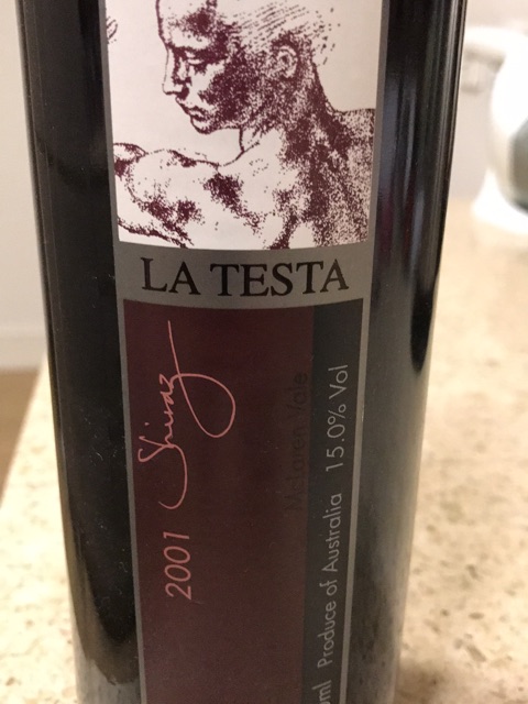 Classic McLaren, La Testa Shiraz, McLaren Vale