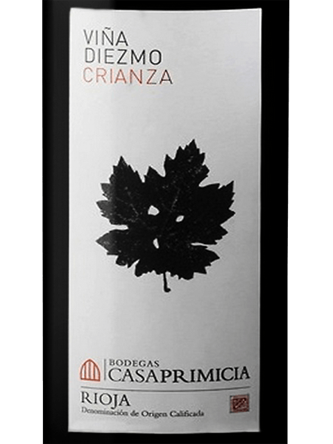 Bodegas Casa Primicia, Vina Diezmo Crianza, Rioja