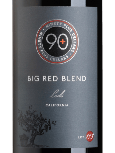 90+ Cellars, Big Red Blend Lot 113, Lodi