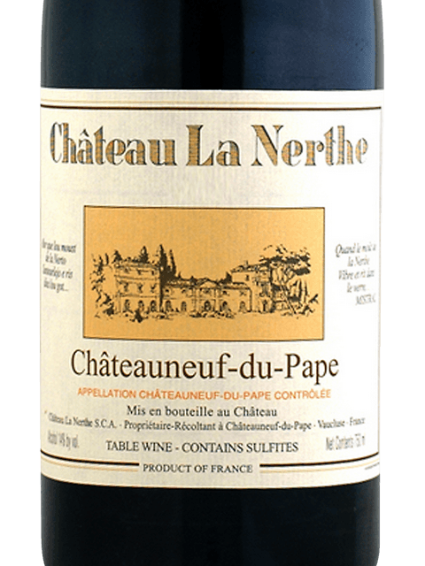 La Nerthe, Chateauneuf-du-Pape, Blanc