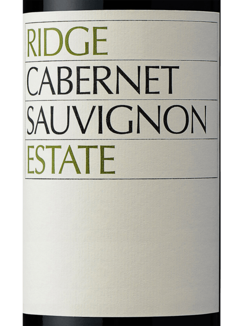 Ridge, Estate Cabernet Sauvignon, Santa Cruz Mountains