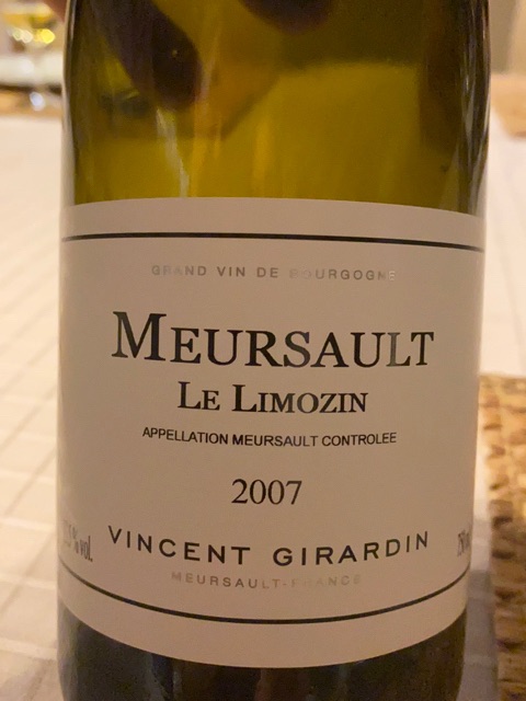 Vincent Girardin, Meursault, Le Limozin