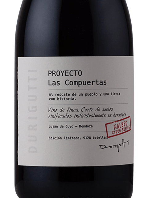 Durigutti, Proyecto Las Compuertas Malbec 1914, Mendoza