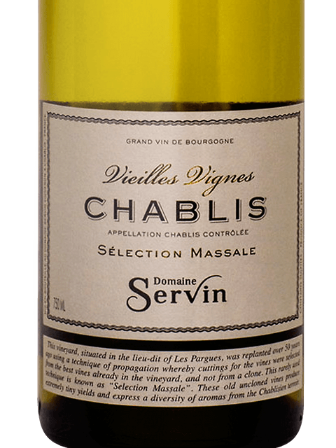 Domaine Servin, Chablis, Selection Massale Vieilles Vignes