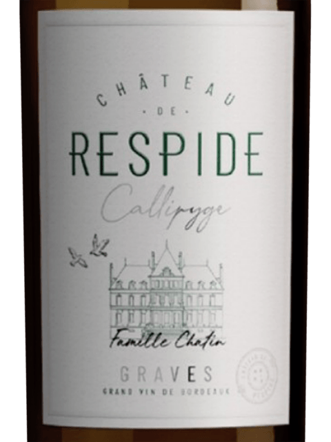 Chateau de Respide, Callipyge Blanc, Graves