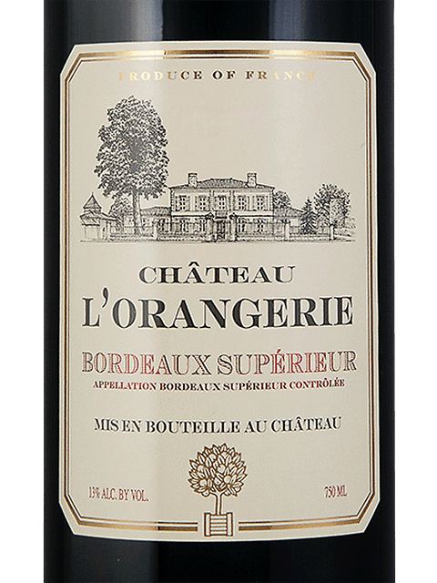 Chateau L'Orangerie, Bordeaux Superieur