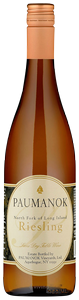 Paumanok, Semi dry Riesling, North Fork of Long Island