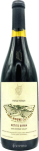 Santa Cruz Mountain Vineyard, Petite Sirah, San Antonio Valley