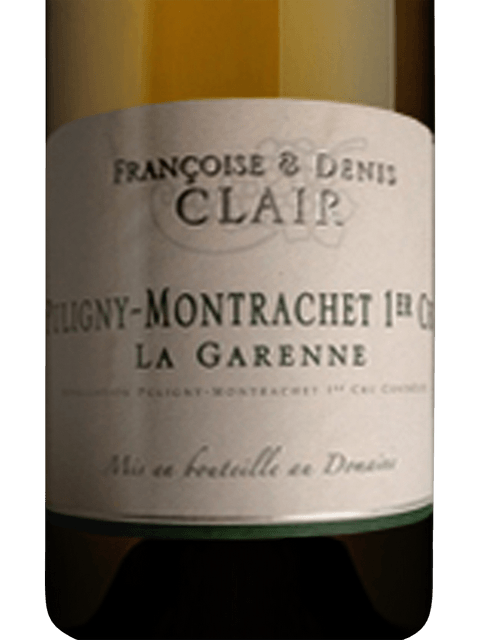 Francoise & Denis Clair, Puligny-Montrachet Premier Cru, La Garenne