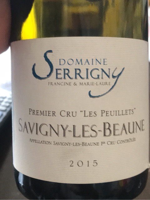 Domaine Serrigny, Savigny-les-Beaune Premier Cru, Les Peuillets