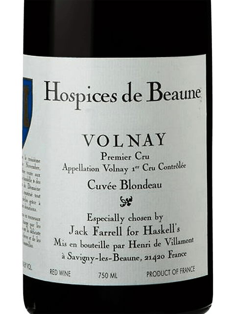 Hospices de Beaune (Pierre Andre), Volnay Premier Cru, Cuvee Blondeau