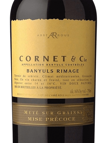 Abbe Rous, Rimage Mise Precoce Vin Doux Naturel