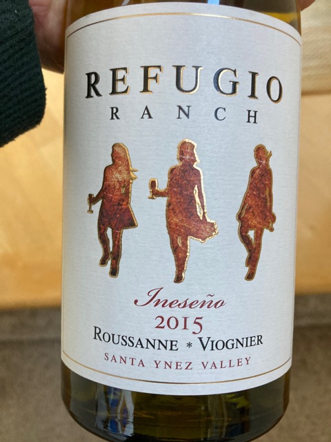 Refugio Ranch, Roussanne Viognier, Santa Ynez Valley