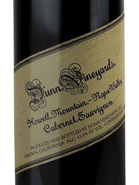 Dunn, Cabernet Sauvignon Howell Moutain, Howell Mountain