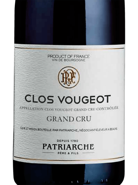 Patriarche Pere et Fils, Clos de Vougeot Grand Cru