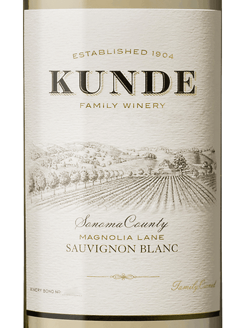 Kunde, Magnolia Lane Sauvignon Blanc, Sonoma Valley
