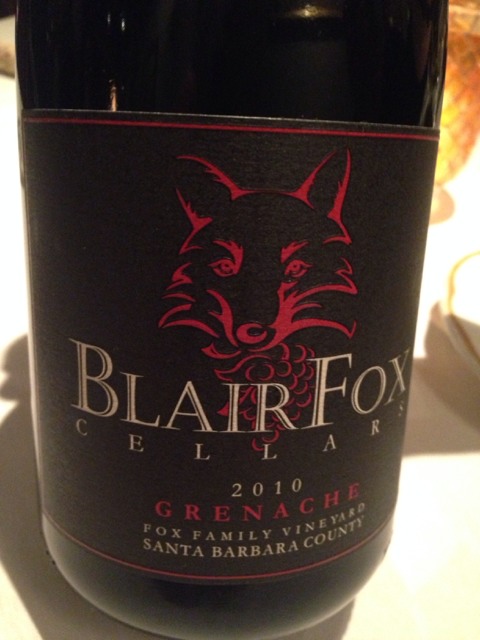 Blair Fox Cellars, Fox Family Vineyard Vermentino, Santa Barbara County