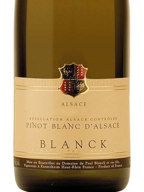 Robert Blanck, Pinot Blanc, Alsace