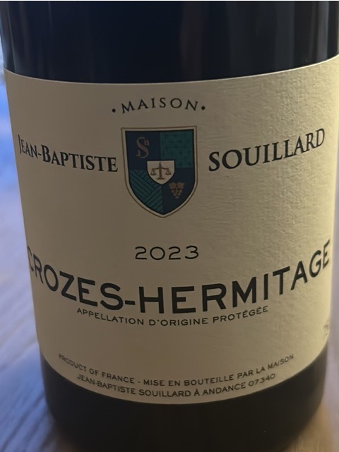 Jean-Baptiste Souillard, Crozes-Hermitage, Rouge