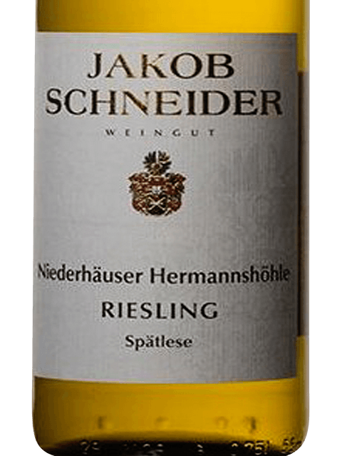 Weingut Jakob Schneider, Niederhauser Hermannshohle Riesling Spatlese, Nahe
