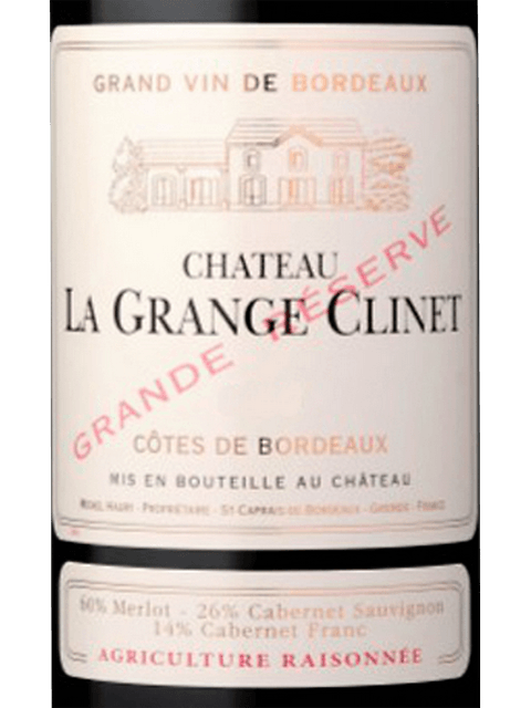 Chateau La Grande Clotte, Bordeaux Blanc