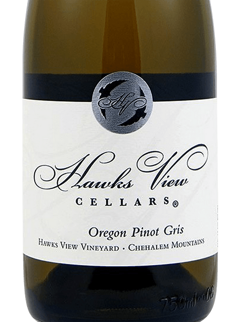 Hawks View Cellars, Cellar Series Pinot Gris, Chehalem Mountains