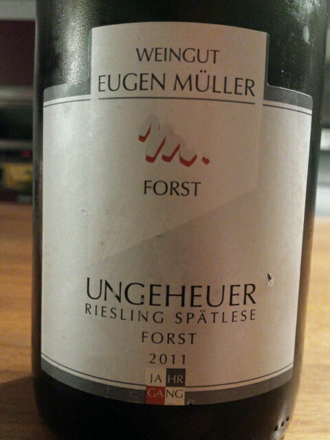 Weingut Eugen Muller, Forster Ungeheuer Riesling Spatlese, Pfalz